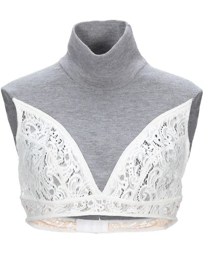 CHLOÉ Broderie anglaise cotton bra top