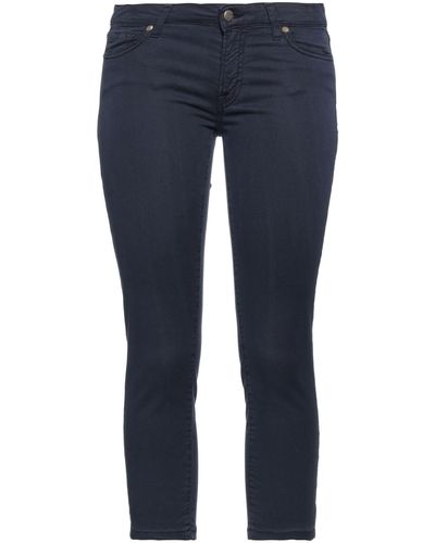 Roy Rogers Cropped Pants - Blue