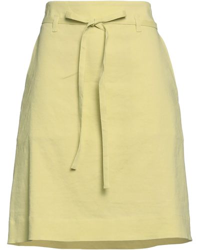 Theory Mini Skirt - Yellow