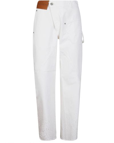 JW Anderson Pantalon en jean - Blanc
