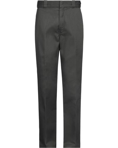 Dickies Dark Trousers Polyester, Cotton - Grey