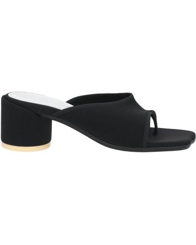 MM6 by Maison Martin Margiela Thong Sandal - Black