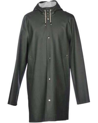 Stutterheim Overcoat & Trench Coat - Gray