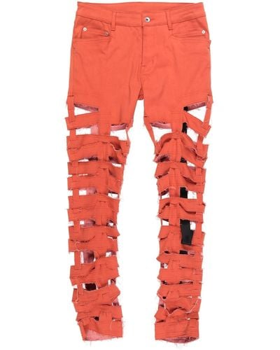 Rick Owens Jeans - Red