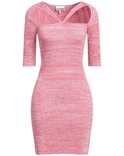 Ganni Mini Dress - Pink