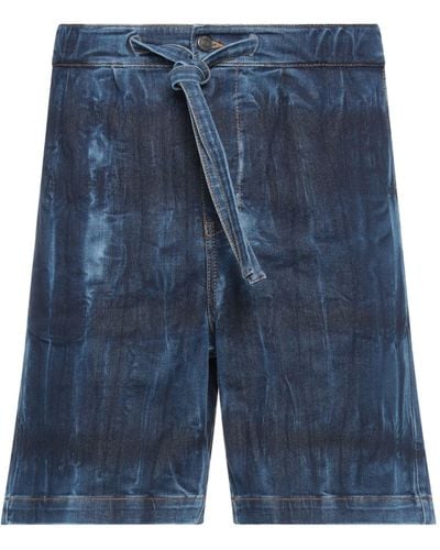 Paura Denim Shorts - Blue