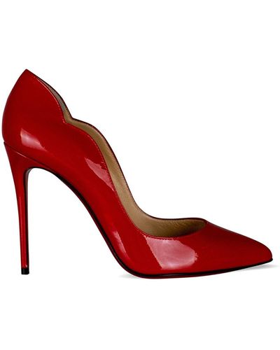 Christian Louboutin Décolleté hot chick in vernice rossa - Rosso