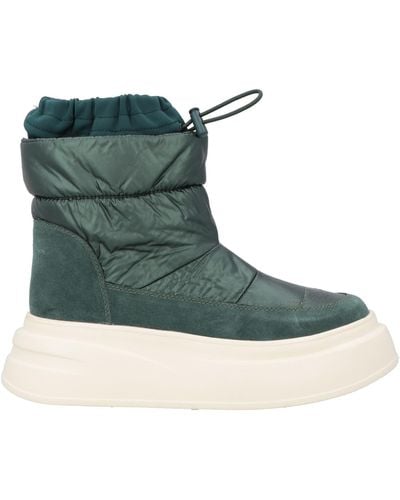 Tosca Blu Dark Ankle Boots Leather, Textile Fibres - Green