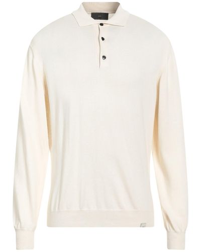 Liu Jo Liu •Jo Cream Sweater Cotton - White