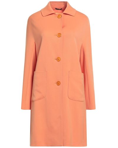 Cinzia Rocca Overcoat & Trench Coat - Orange