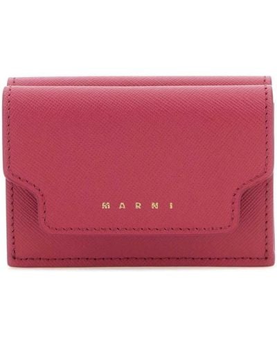 Marni Portefeuille - Rouge