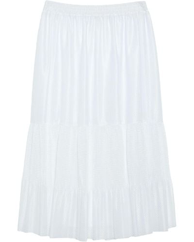 RED Valentino Midi Skirt - White