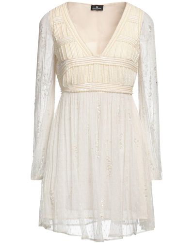 Elisabetta Franchi Short Dress - White