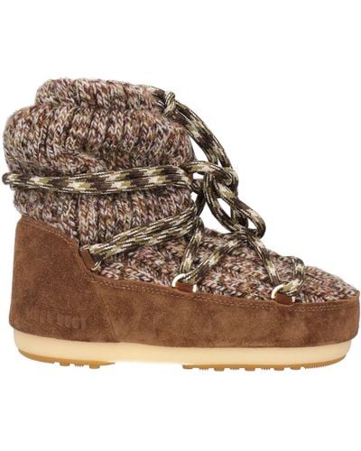 Moon Boot Icon Light Wool Boots - Brown