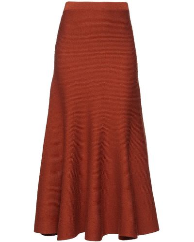 Gabriela Hearst Midi Skirt - Red