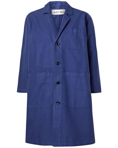 Alex Mill Overcoat & Trench Coat - Blue