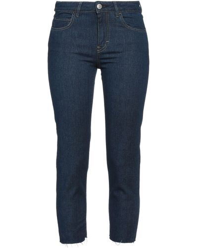 Haikure Cropped Jeans - Blu