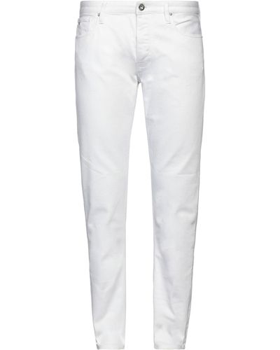 Emporio Armani Pantaloni Jeans - Bianco