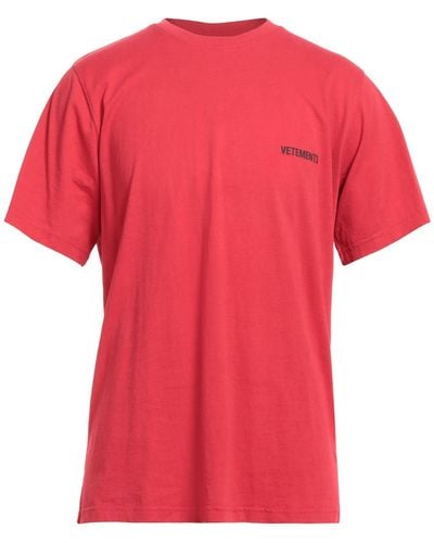 Vetements T-shirt - Red