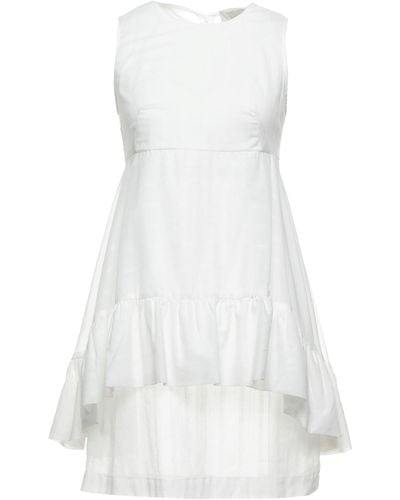 L'Autre Chose Mini Dress - White