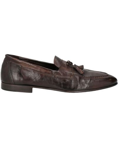 Pawelk's Dark Loafers Leather - Gray