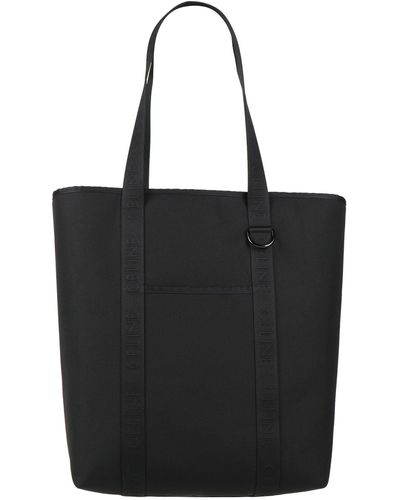 Celine Shoulder Bag Textile Fibers - Black