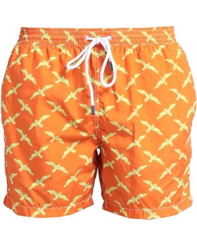 Barba Napoli Swim Trunks - Orange