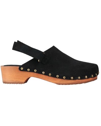 CafeNoir Mules & Clogs - Black