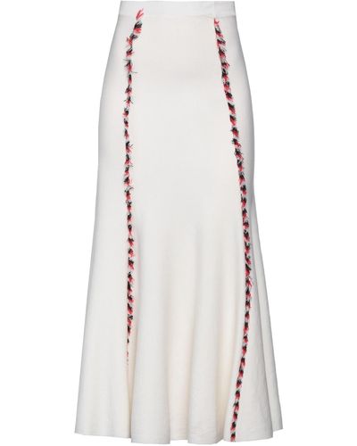 Gabriela Hearst Midi Skirt - White