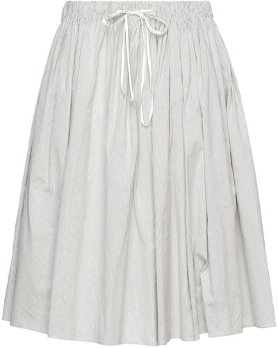 A.B Apuntob Midi Skirt - White