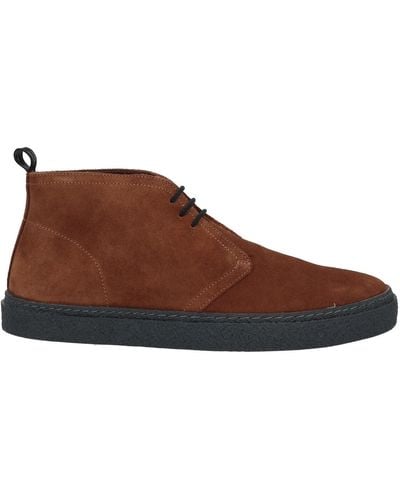 Fred Perry Ankle Boots - Brown
