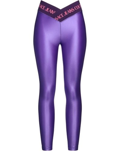 Versace Leggings - Purple