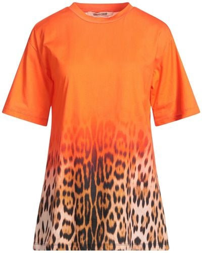 Roberto Cavalli Camiseta - Naranja