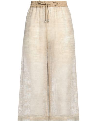 Holy Caftan Cropped Trousers - Natural
