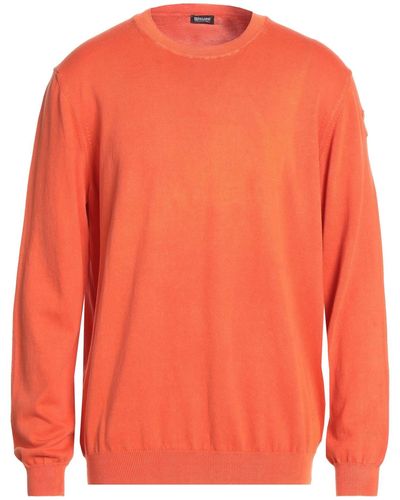 Blauer Sweater - Orange