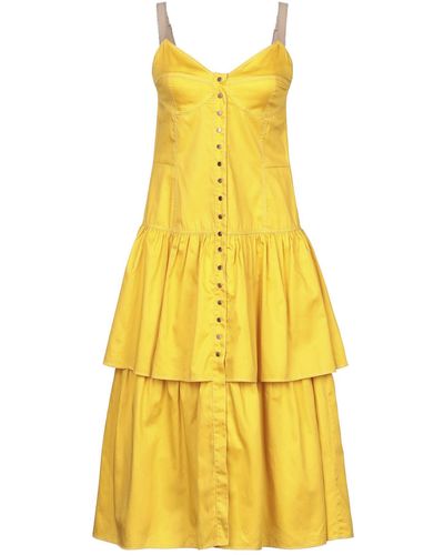 See By Chloé Midi Dress - Yellow