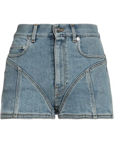 Mugler Shorts Jeans - Blu