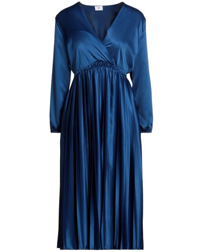 Warm Midi Dress - Blue