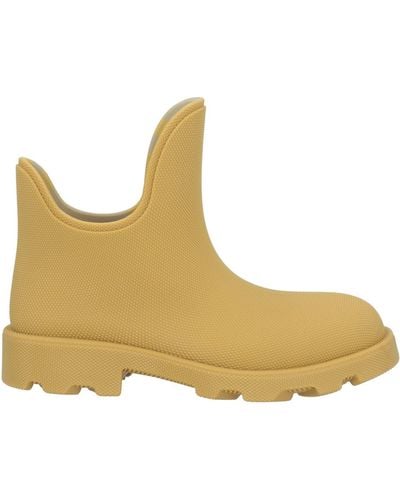 Burberry Ankle Boots Rubber - Natural