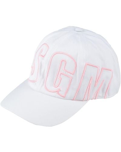 MSGM Chapeau - Blanc