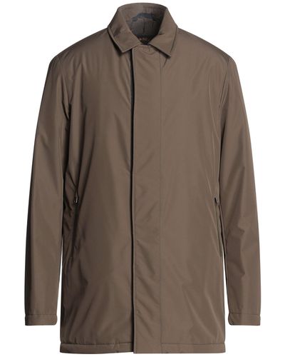 Paul & Shark Overcoat & Trench Coat - Brown