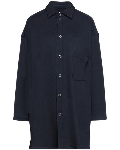 Ottod'Ame Overcoat & Trench Coat Cotton - Blue