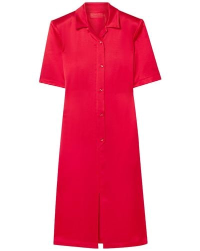 Commission Midi Dress - Red