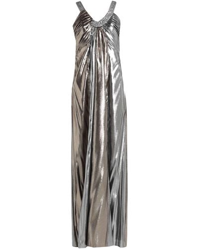 Alberta Ferretti Long Dress - Metallic