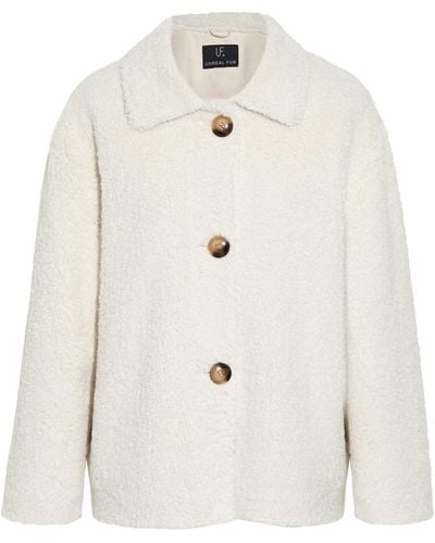 Unreal Fur Shearling & Teddy - White