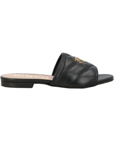 Pinko Leather Sandal - Black