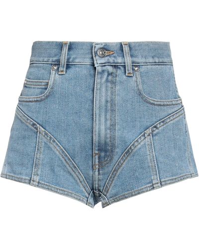 Mugler Shorts Jeans - Blu