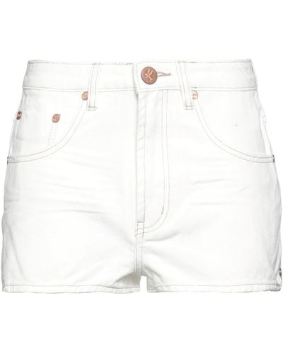 One Teaspoon Denim Shorts - White