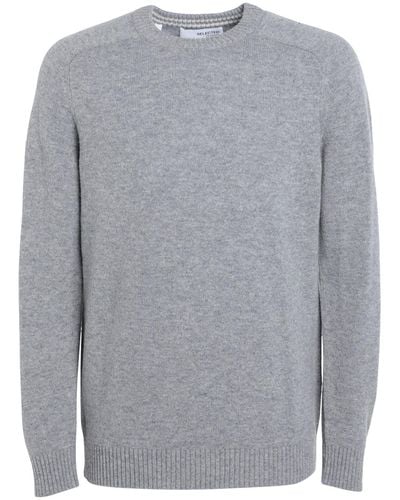 SELECTED Pullover - Gris