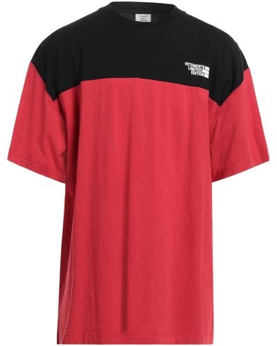 Vetements Camiseta - Rojo